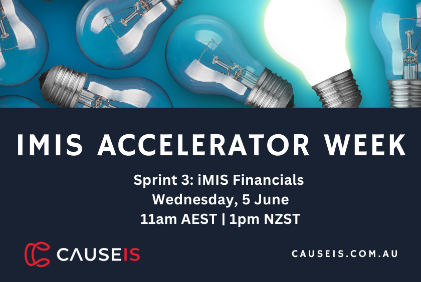 iMIS Accelerator Week: Sprint 3 - Financials